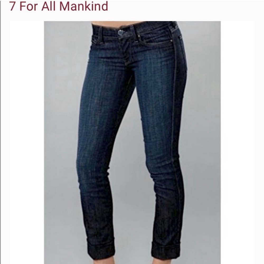 7 For All Mankind Cuffed Jeans